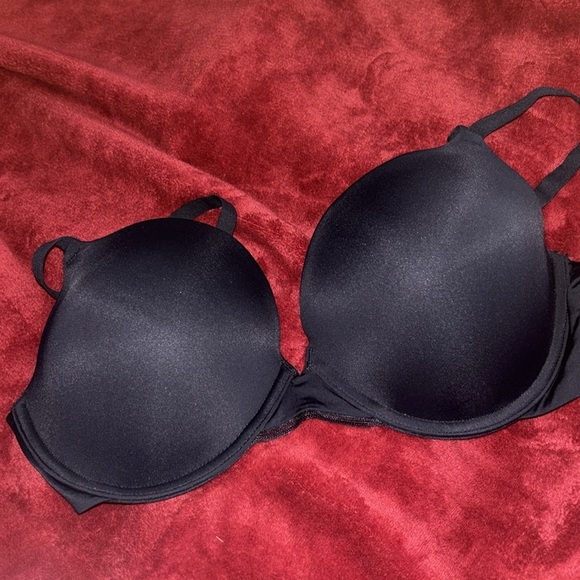 DKNY Litewear Custom Lift padded T-shirt Bra Sz 38C Black - Picture 13 of 14